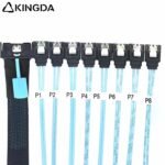 Slim SAS SFF 8654 MCIO 8I (74P) to 8X SATA 7P PCIE5.0 Data Connection Cable - Image 3