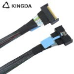 Slim SAS SFF 8654 MCIO 8I (74P) to MCIO 8I PCIE5.0 Data Connection Cable - Image 3
