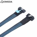 Slim SAS SFF 8654 MCIO 8I (74P) to Slim SAS LP Low pfrofile SFF 8654 8i 74P PCIE5.0 Data Connection Cable - Image 3