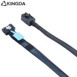 Slim SAS SFF 8654 MCIO 4I (38P) to MINI SAS HD SFF-8643 4i PCIE5.0 Data Connection Cable - Image 3