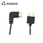Ultra flexible and slim Standard 8K Ultra High Speed Right Angle right turn right bend MINI HDMI Cable 48Gbps C type HDMI cable Ultra slim wire - Image 3