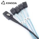 MINI SAS 8087 to 4X SATA without Spring Positive Connector Server Internal High-speed Connection cable - Image 3