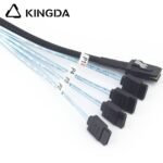 MINI SAS 8087 to 4X SATA without Spring Reversed Connector Server Internal High-speed Connection cable - Image 3