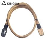 MINI SAS 8087 to SFF-8087 Copper Mesh External Grounding Server Internal High-Speed Connection Wire Harness