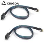 MINI SAS 8087 to SLIM SAS 8654 4I Server Internal High Speed Connection Wire Harness - Image 5