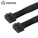 Mini SAS HD 2 port dual SFF-8643 to dual SFF-8643 High Speed Server Internal Connection Wire Harness - Image 5