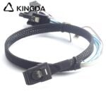 MINI SAS SFF 8087 to 4X SATA with Sideband SB In-Server High-Speed Connection Cable - Image 3