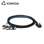 Mini SAS HD SFF-8087 to 4X Right angle 90 degree SATA High Speed Server Internal Connection Wire Harness - Image 4