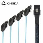 Mini SAS HD SFF-8087 to 4X Right turn 90 degree SATA High Speed Server Internal Connection Wire Harness