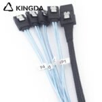 Mini SAS HD SFF-8087 to 4X SATA 7P with spring High Speed Server Internal Connection Wire Harness - Image 4