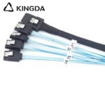 Mini SAS HD SFF-8087 to 4X SATA 7P with spring High Speed Server Internal Connection Wire Harness - Image 3