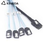 Mini SAS HD SFF-8087 to 4X SATA 7P with spring High Speed Server Internal Connection Wire Harness - Image 5