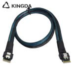 Slim SAS SFF 8654 4I (38P) to SFF 8654 4i male to male High speed data Connection Cable - Image 5