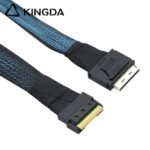 Fully enclosed anti-slip insertion anti-tilt insertion Slim SAS SFF 8654 8I (74P) to Oculink SFF 8611 8I High speed data Connection Cable - Image 6