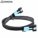 Slim SAS SFF 8654 MCIO 4I (38P) to MCIO 4I (38P) PCIE5.0 Data Connection Cable - Image 4