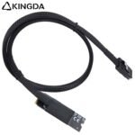M.2 (M-Key NVMe 2260) to left SFF-8087 Plug-and-Play Server High-Speed Cable - Image 5