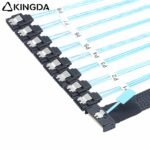 Slim SAS SFF 8654 MCIO 8I (74P) to 8X SATA 7P PCIE5.0 Data Connection Cable - Image 4