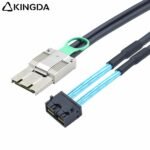 PCIE MINI SAS SFF-8088 8X I/O 68P to 2 port dual SFF 8643 Server Connection Cable - Image 4