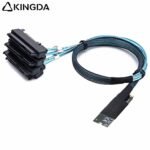 M.2(M-Key NVMe 2260) SFF 8643  to 4X SAS SFF 8482 2-in-1 Plug and Play Server High Speed Conversion Cable - Image 6
