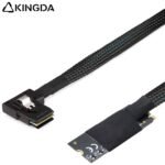 M.2 (M-Key NVMe 2260) to left turn left bend SFF-8087 Plug-and-Play Server High-Speed Cable - Image 6
