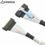 PCIE 5.0 MCIO 16X (124P) to MCIO 16I 124P Data Connection Cable - Image 3