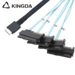 PCIE Oculink SFF 8611 4I To 4X SFF 8482 2-in-1 High-Speed Connection cables - Image 2