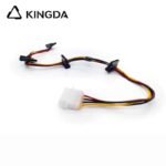 Molex 4pin 1 to 4 IDE SATA 15Pin Hard Drive Power Supply Splitter Cable Cord for DIY PC Sever 4-pin to 15-pin Power Cable - Image 4