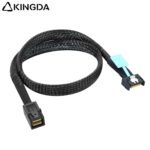 Slim SAS SFF 8654 MCIO 4I (38P) to MINI SAS HD SFF-8643 4i PCIE5.0 Data Connection Cable - Image 5