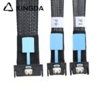 Slim SAS SFF 8654 MCIO 8I (74P) to dual 2X MCIO 4I S PCIE5.0 Data Connection Cable - Image 5