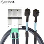 PCIE MINI SAS SFF-8088 8X I/O 68P to 2 port dual SFF 8643 Server Connection Cable - Image 3