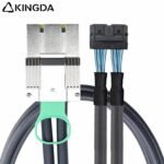 PCIE MINI SAS SFF-8088 8X I/O 68P to 2 port dual SFF 8643 Server Connection Cable