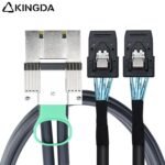 PCIE MINI SAS SFF-8088 8X I/O 68P to 2 port dual SFF 8087 Server Connection Cable