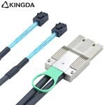 PCIE MINI SAS SFF-8088 8X I/O 68P to 2 port dual SFF 8643 Server Connection Cable - Image 2