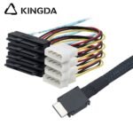 PCIE Oculink SFF 8611 4I To 4X U.2 SFF 8639 with 4P power High-Speed Connection cables - Image 2