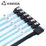 PCIE Oculink SFF 8611 4I To 6 port SATA 7P High-Speed Connection cables - Image 2