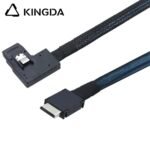 PCIE Oculink SFF 8611 4I To right turn right bend SFF 8087 High-Speed Connection cables - Image 2