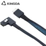 PCIE Oculink SFF 8611 4I To left turn left bend SFF 8087 High-Speed Connection cables - Image 2