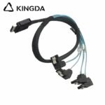 PCIE Oculink SFF 8611 4I To 4X right angle 90 degree SATA 7P High-Speed Connection cables - Image 5