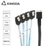 PCIE Oculink SFF 8611 4I To 4 port SATA 7P High-Speed Connection cables - Image 5