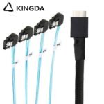 PCIE Oculink SFF 8611 4I To 4 port left turn left bend SATA 7P High-Speed Connection cables - Image 4