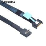Right angle 90 degree PCIE Oculink SFF 8611 4I To MCIO 8654 4I High-Speed Connection cables - Image 5