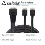 PCIE Oculink SFF 8611 8I To 2X Oculink SFF 8611 4I Server High-Speed Connection cables - Image 2