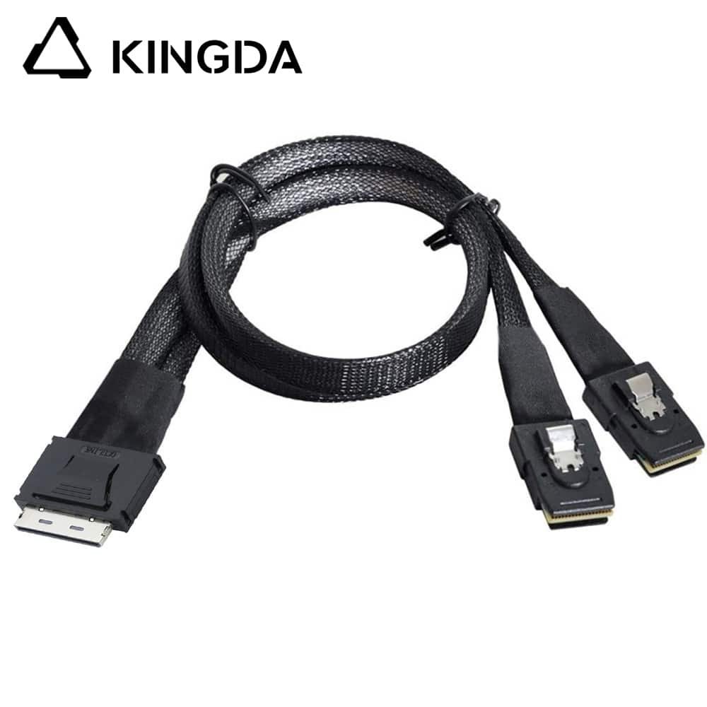 PCIE-Oculink-SFF-8611-8I-to-2-port-SFF-8087.jpg PCIE Oculink SFF 8611 8I To 2X SFF 8087 Server High-Speed Connection cables - Image 1