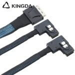 PCIE Oculink SFF 8611 8I To 2X Right turn Right bend SFF 8087 Server High-Speed Connection cables - Image 4