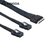 PCIE Oculink SFF 8611 8I To 2X SFF 8087 Server High-Speed Connection cables - Image 3