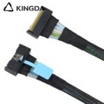 Slim SAS SFF 8654 MCIO 8I (74P) to MCIO 8I PCIE5.0 Data Connection Cable - Image 5