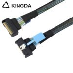 Slim SAS SFF 8654 MCIO 8I (74P) to MCIO 8I PCIE5.0 Data Connection Cable - Image 4