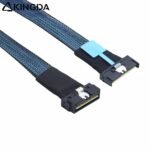 Slim SAS SFF 8654 MCIO 8I (74P) to Slim SAS LP Low pfrofile SFF 8654 8i 74P PCIE5.0 Data Connection Cable - Image 4