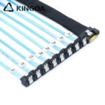 Fully enclosed anti-slip insertion anti-tilt insertion Slim SAS SFF 8654 8I (74P) to 8 right angle 90-degree SATA 7P female High speed data Connection Cable - Image 5