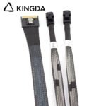 Fully enclosed anti-slip insertion anti-tilt insertion Slim SAS SFF 8654 8I (74P) to dual SFF 8643 High speed data Connection Cable - Image 5